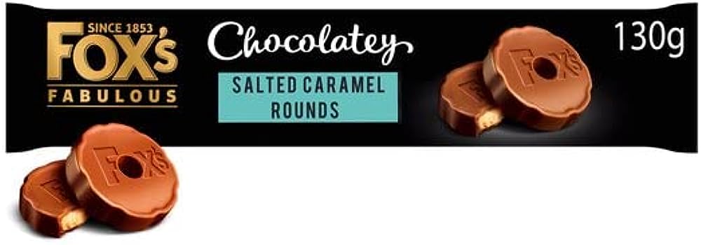Fox's Salted Caramel Chocolatey Rounds 130G