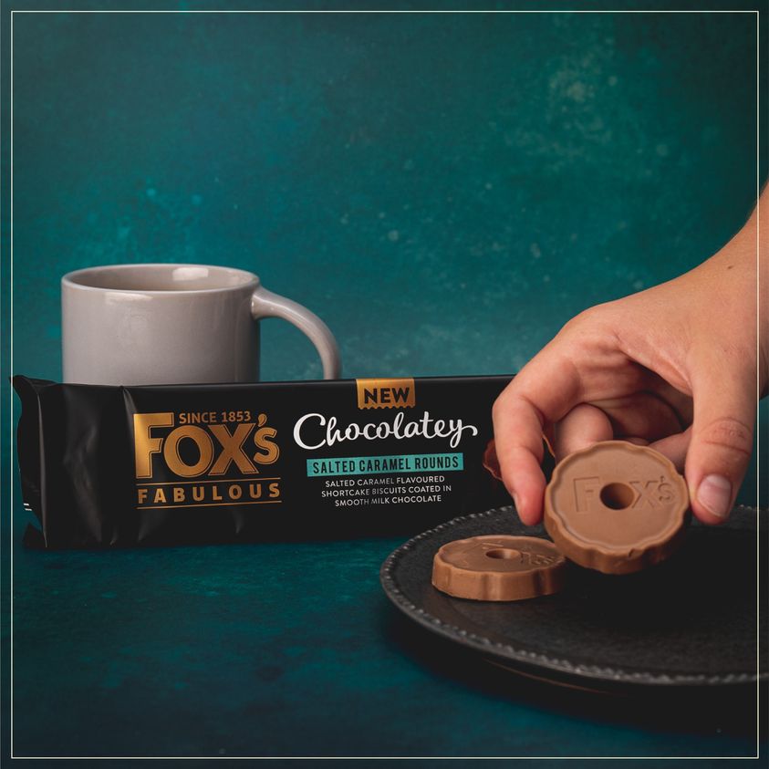 Fox's Salted Caramel Chocolatey Rounds 130G