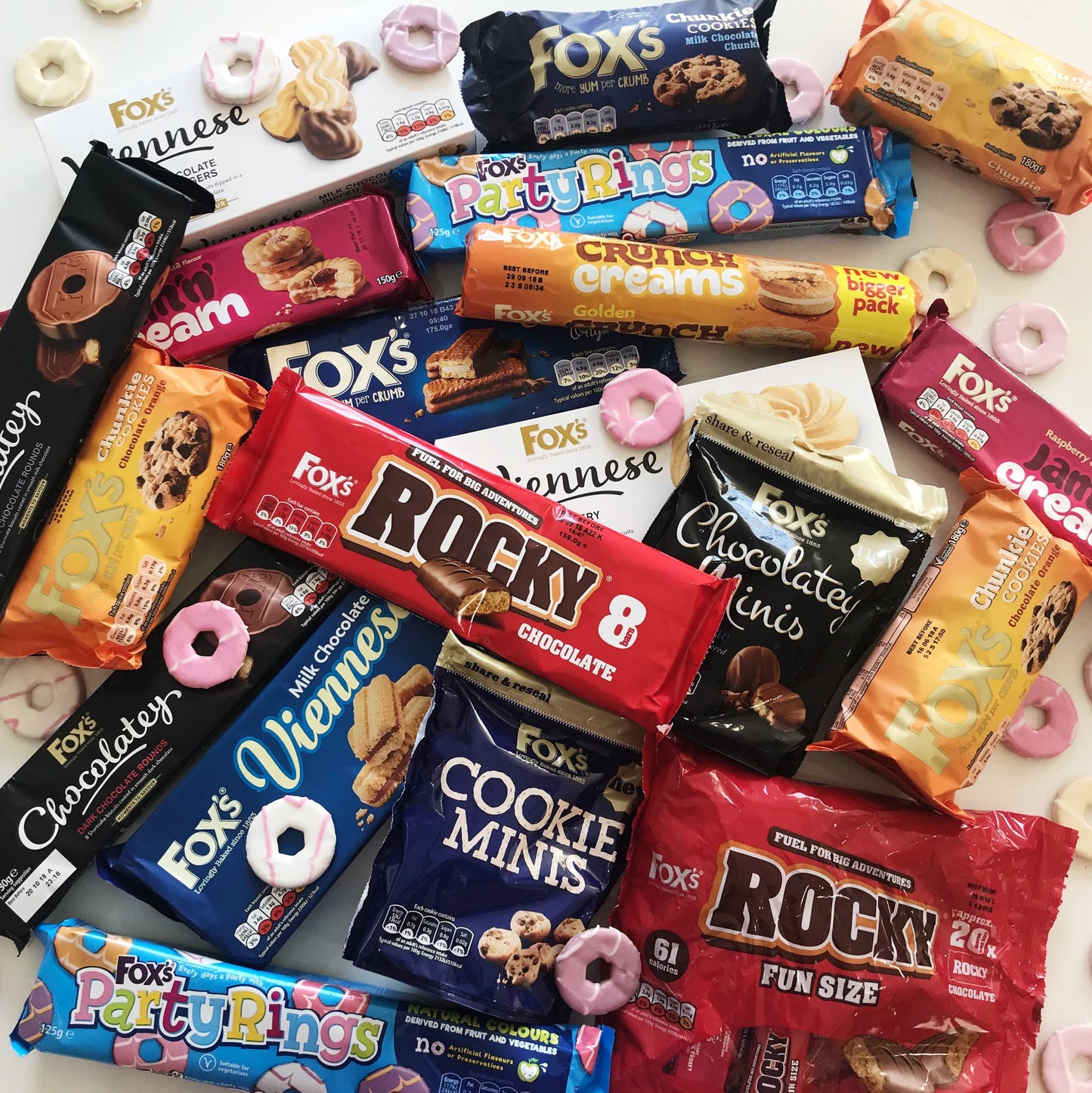 Fox's Rocky Chocolate Biscuit Bar 7 Pack 133G