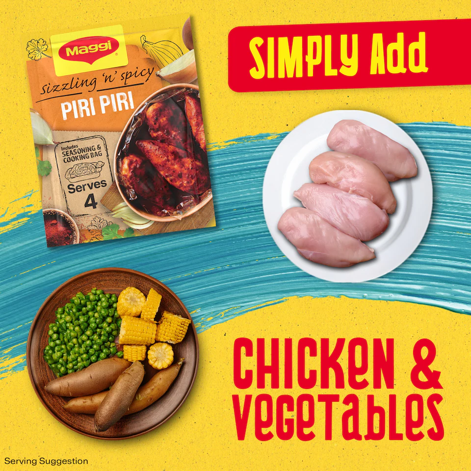 Maggi So Juicy Smoky Piri Piri Chicken 27g