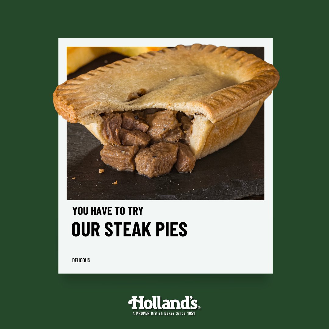 Holland's Peppered Steak Pies 4 Pack