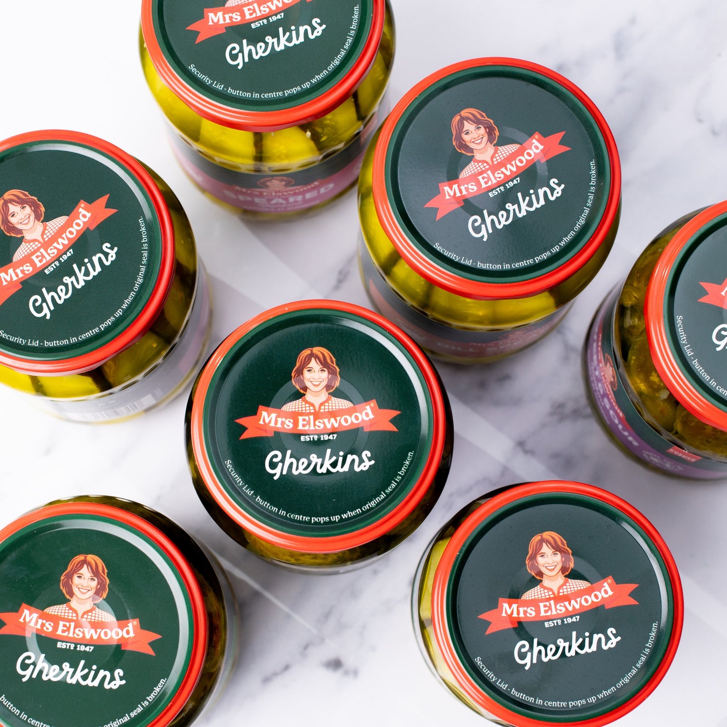 Mrs Elswood Whole Sweet Gherkins 670g