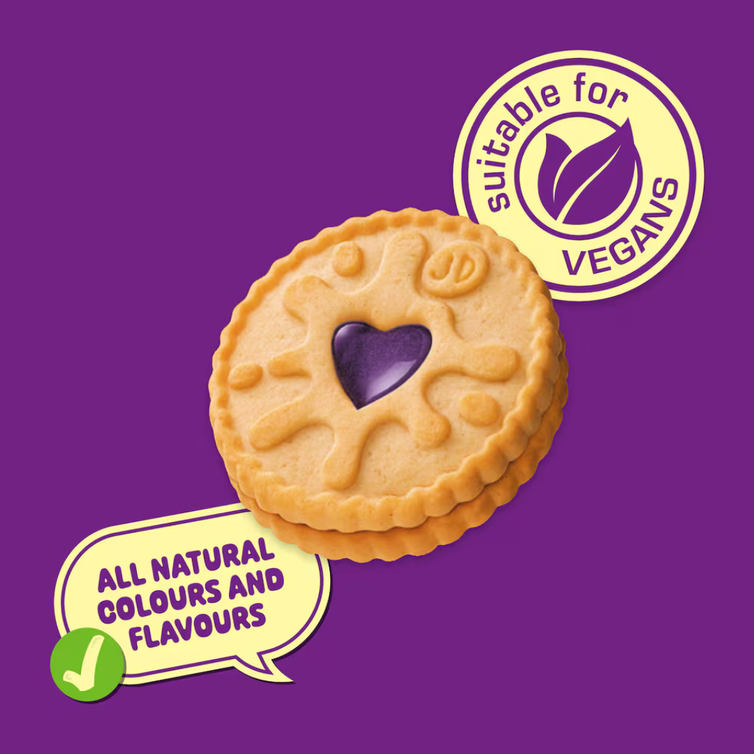 Jammie Dodgers Apple & Blackcurrant Biscuits 140g