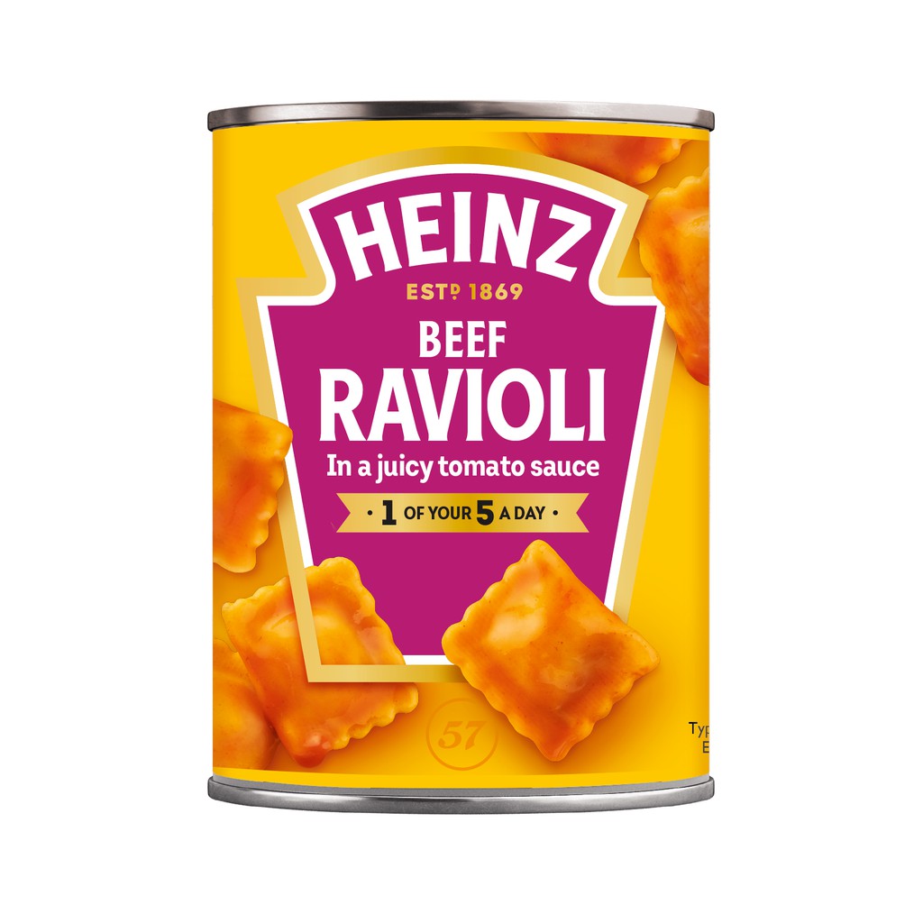 Heinz Beef Ravioli In Tomato Sauce 400g