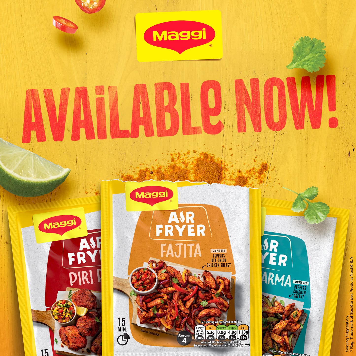 Maggi Air Fryer Fajita Style Seasoning 27g