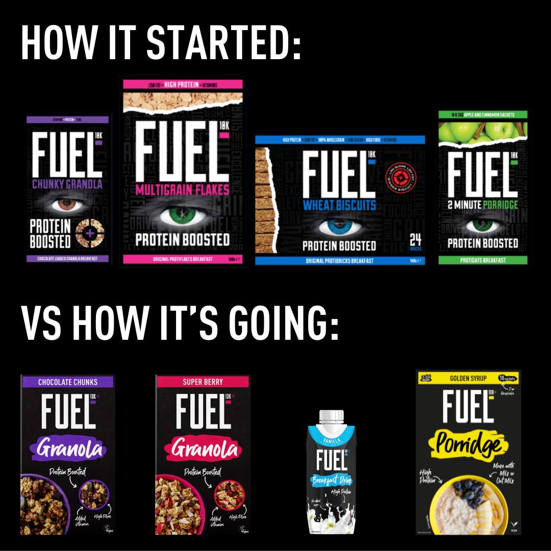 Fuel10K Protein Chocolate 3 Oat Bars Multipack 135g