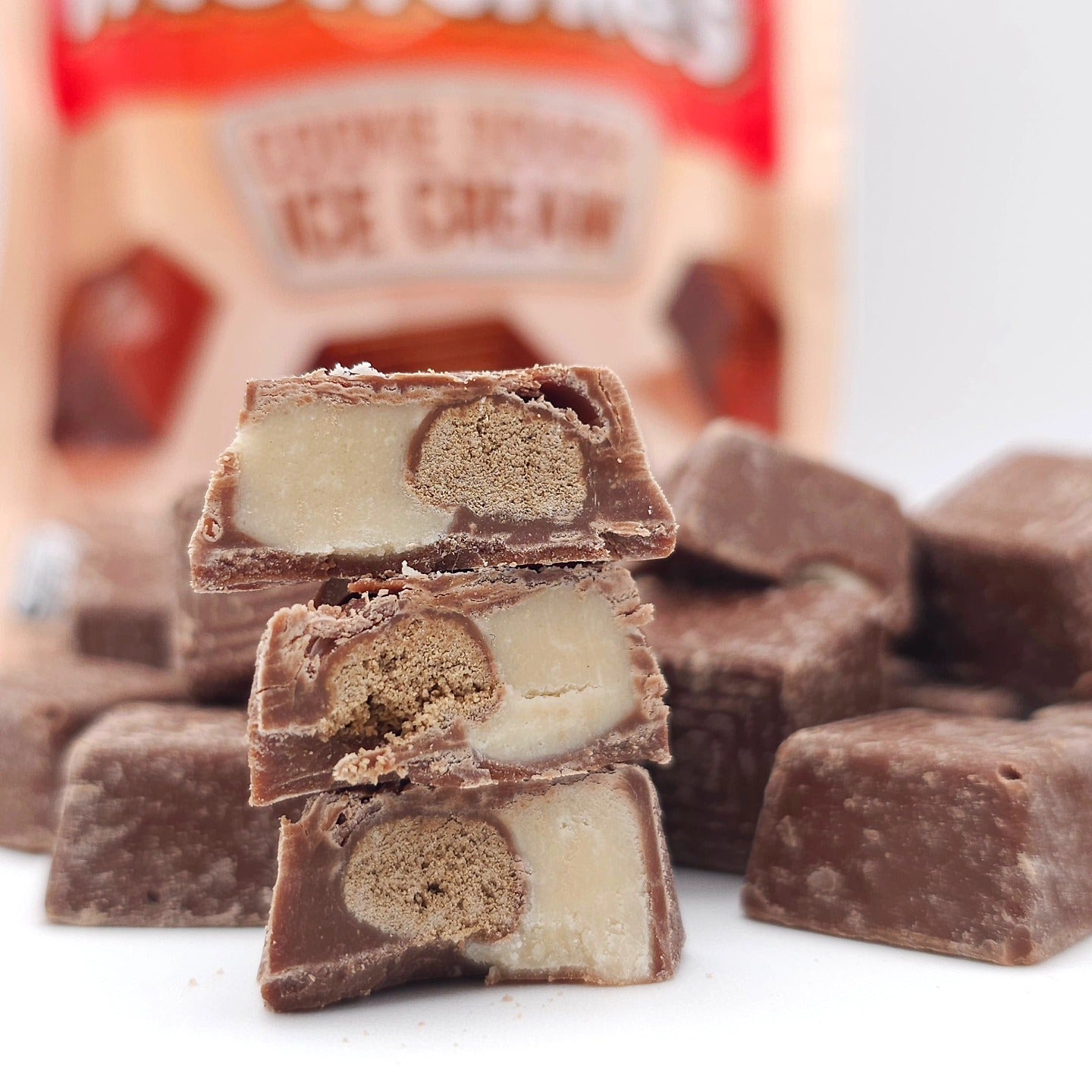 Nestle Munchies Chocolate Cookie Dough Ice Cream Pouch 97g