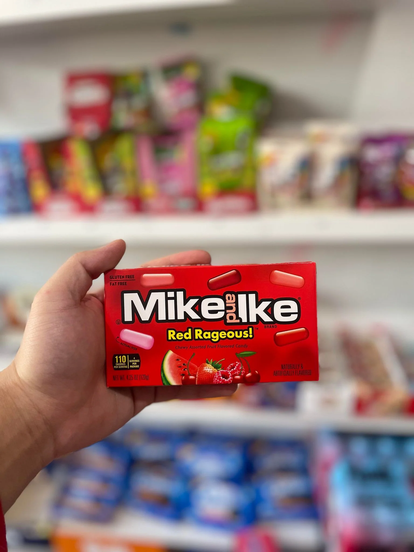 Mike & Ike Red Rageous Chewy Candy 120g