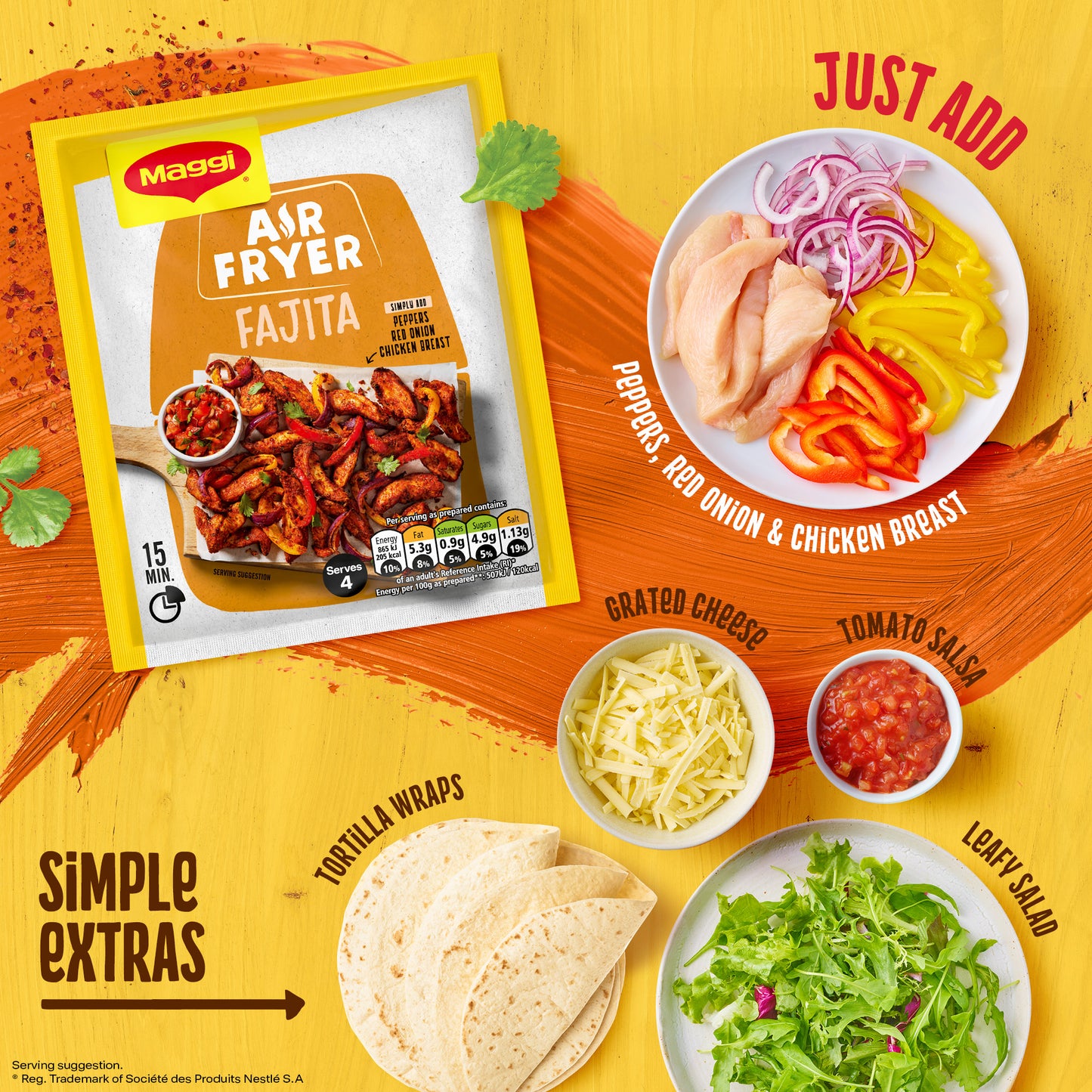 Maggi Air Fryer Fajita Style Seasoning 27g