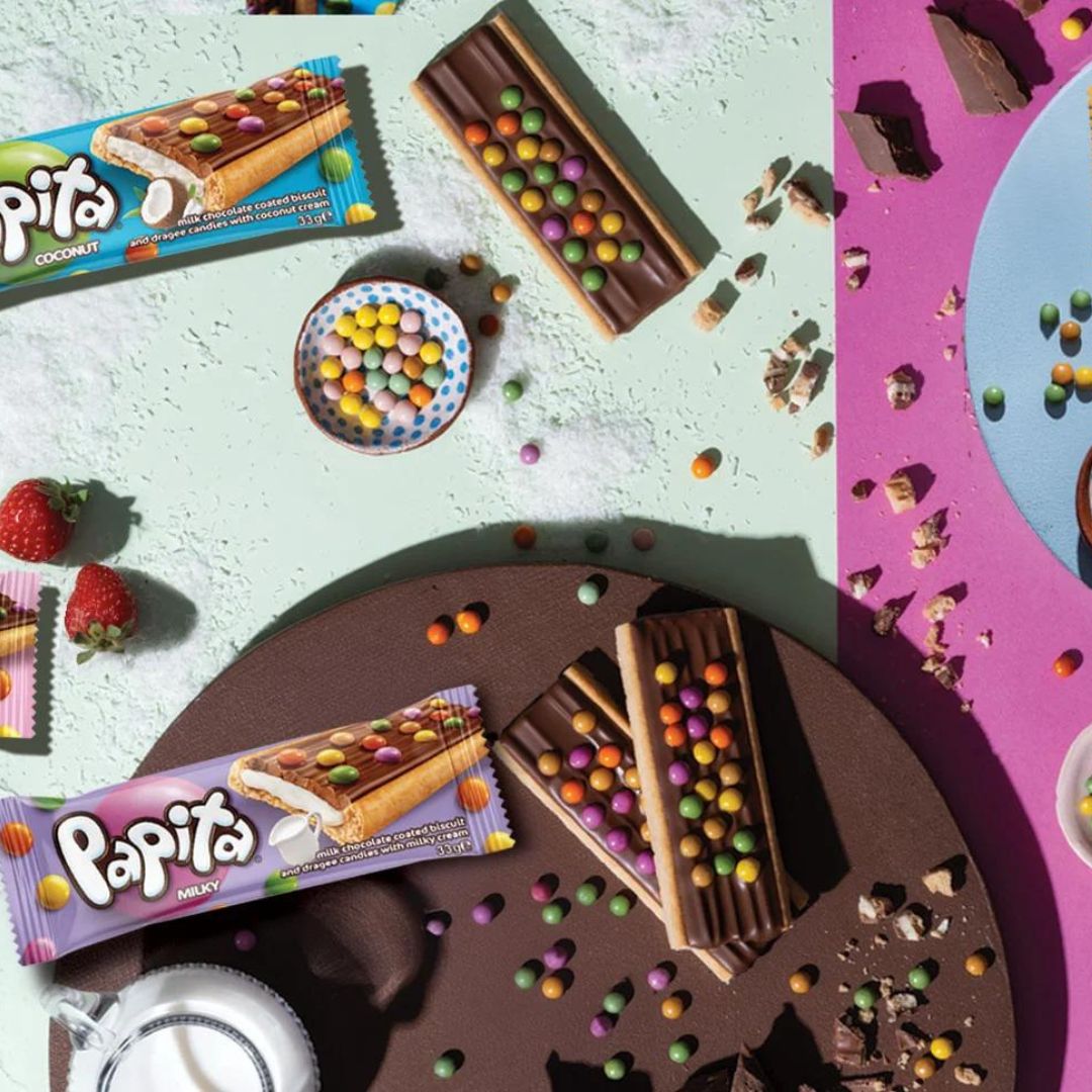 Papita Caramel Crispy Biscuit With Milk Chocolate Caramel 120g