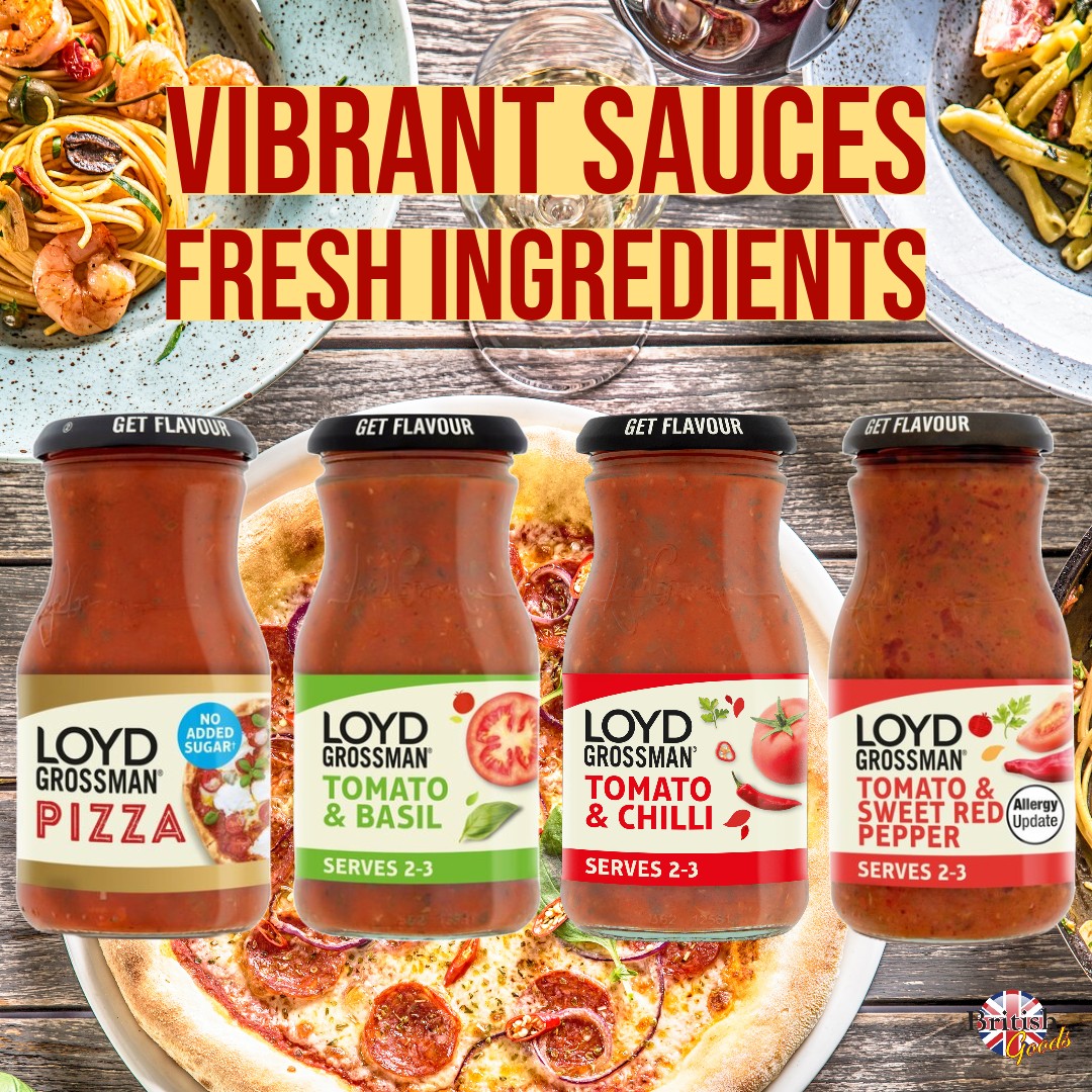 Loyd Grossman Tomato, Basil & Oregano Pizza Topping Sauce 350g
