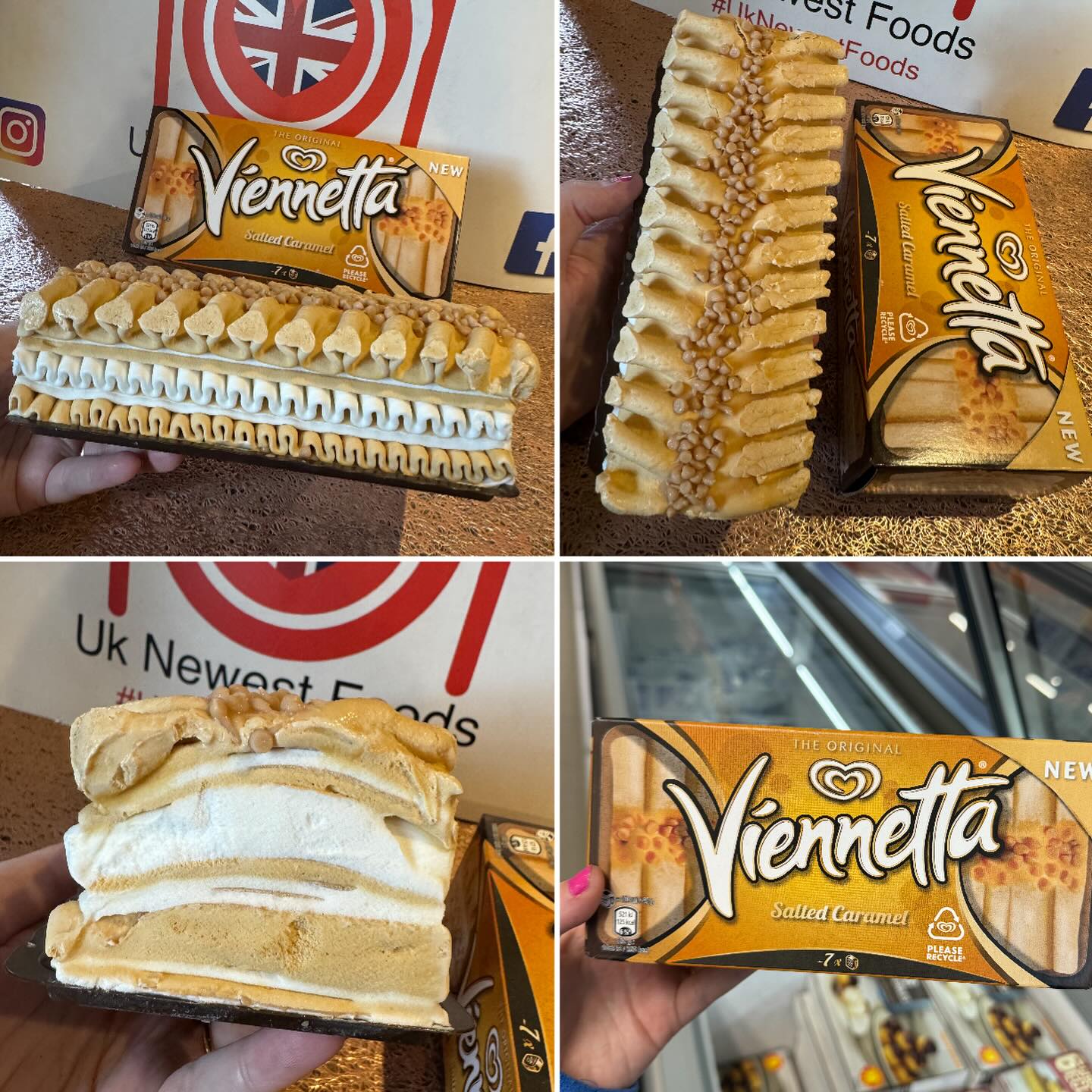 Viennetta Salted Caramel Ice Cream 650ml
