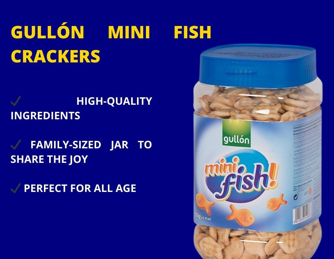 Gullon Fish Savoury Nibbles Jar 250g