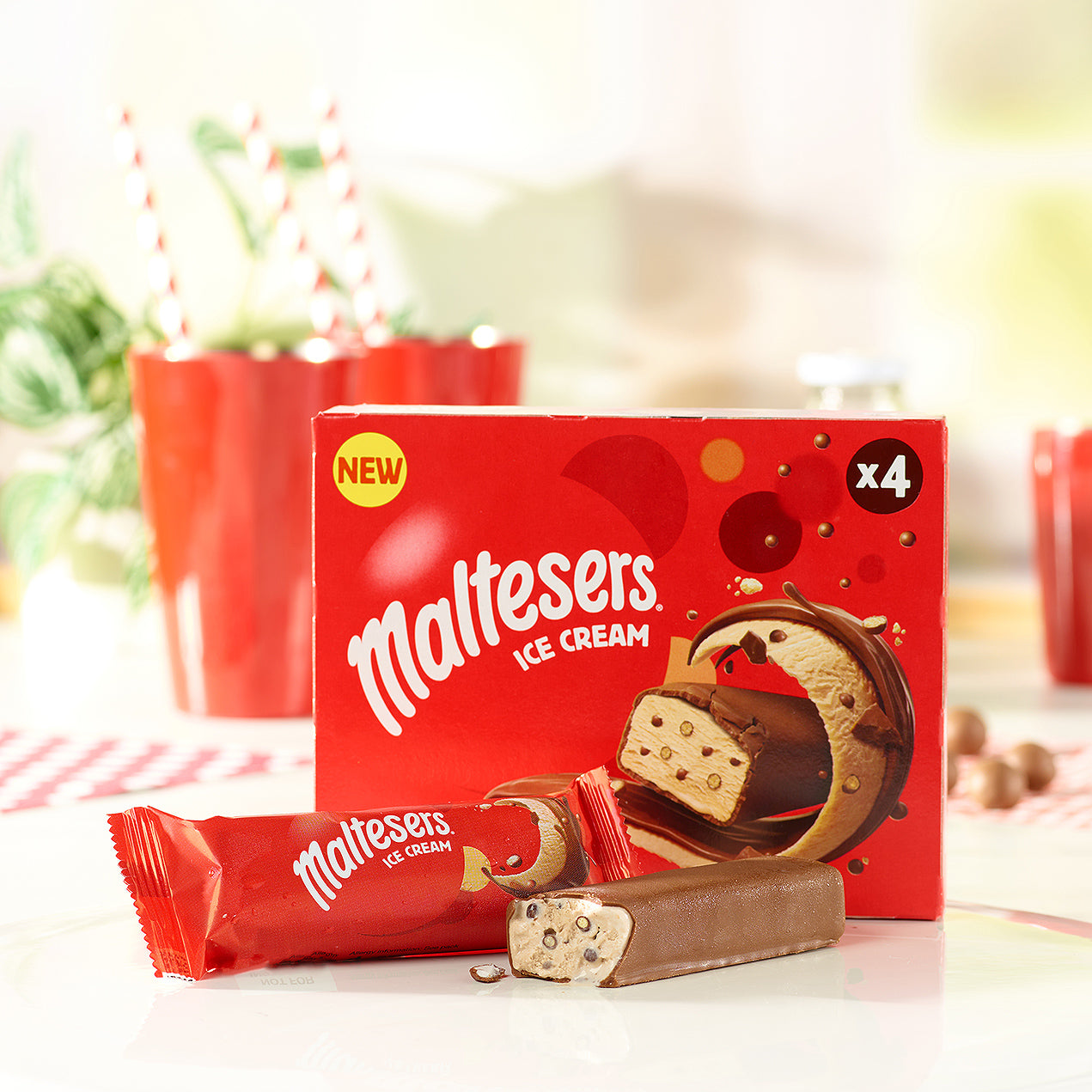 Maltesers Ice Cream Bar 4 Packs 148g