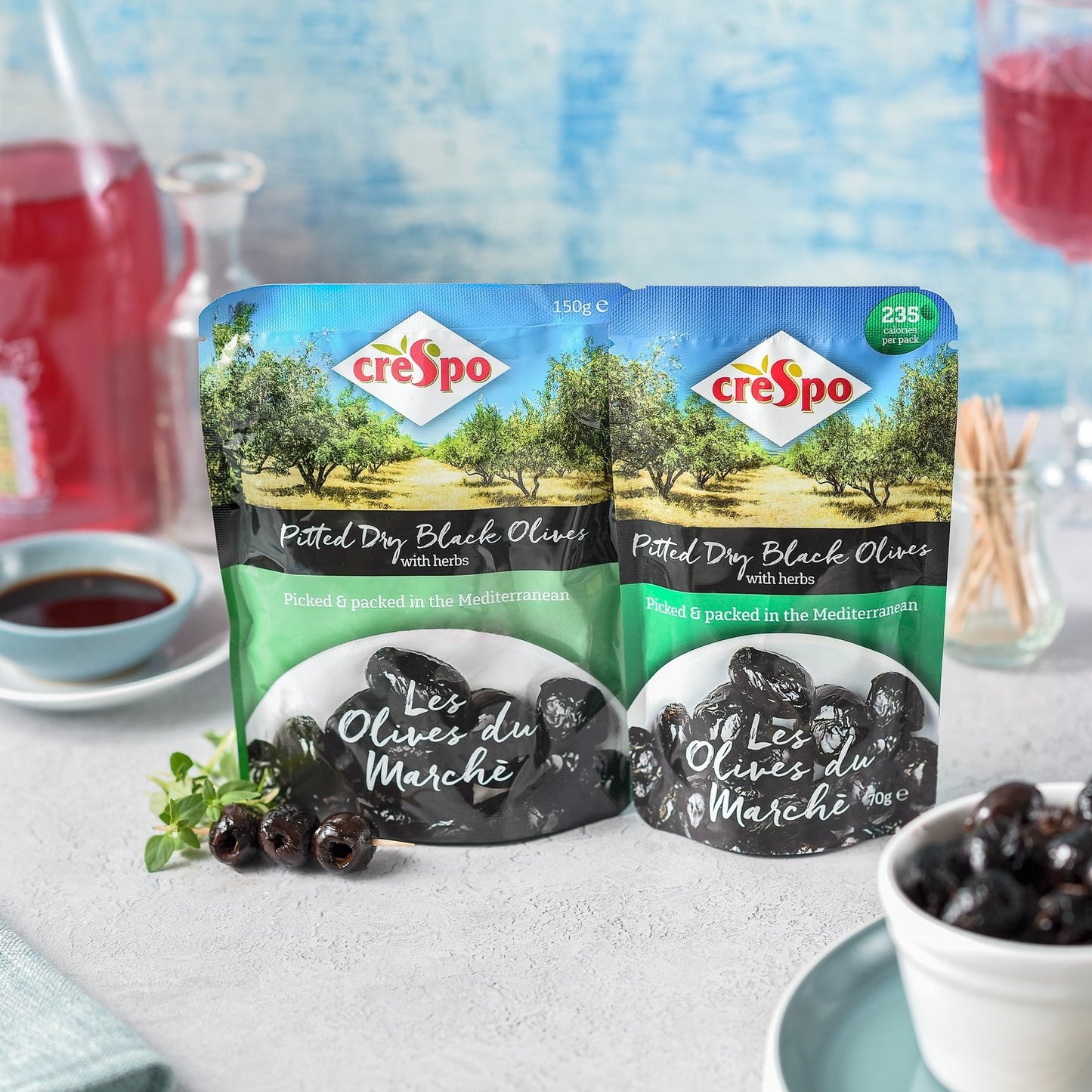 Crespo Pitted Black Olive in Brine 354g