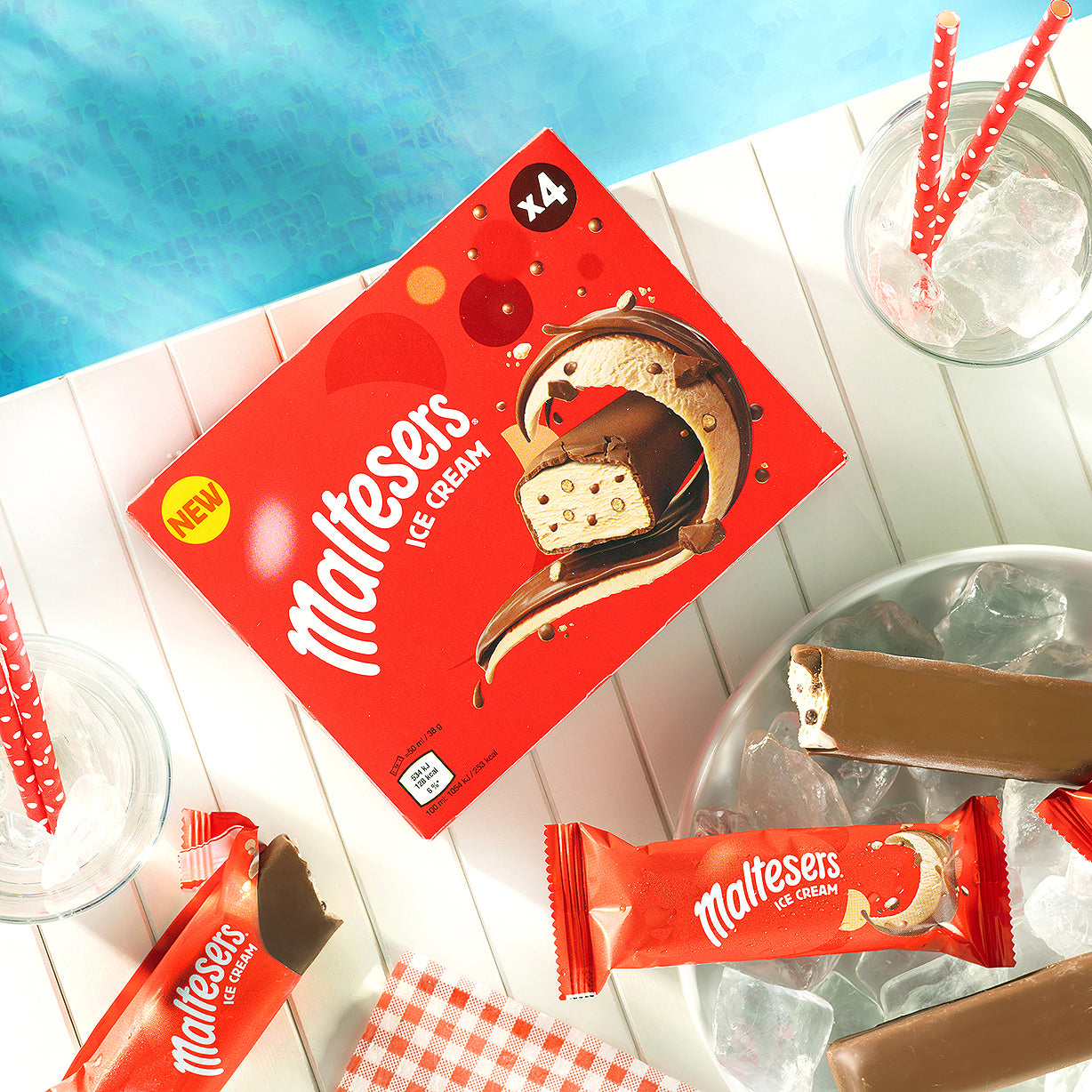 Maltesers Ice Cream Bar 4 Packs 148g