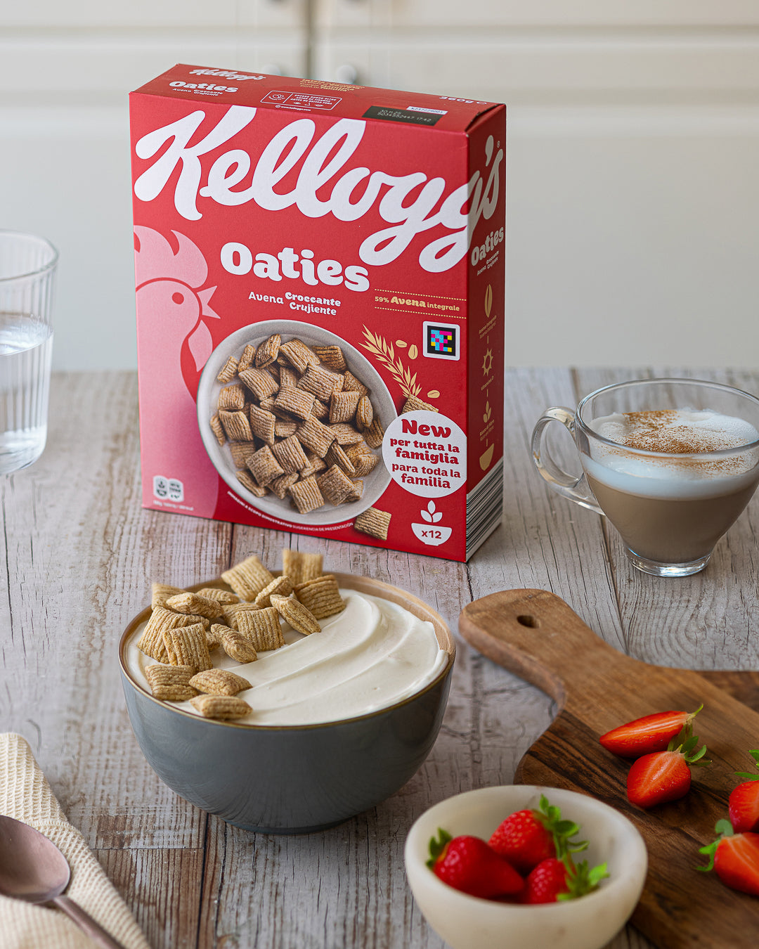 Kellogg's Oaties Original Crunch Breakfast Cereal 500g