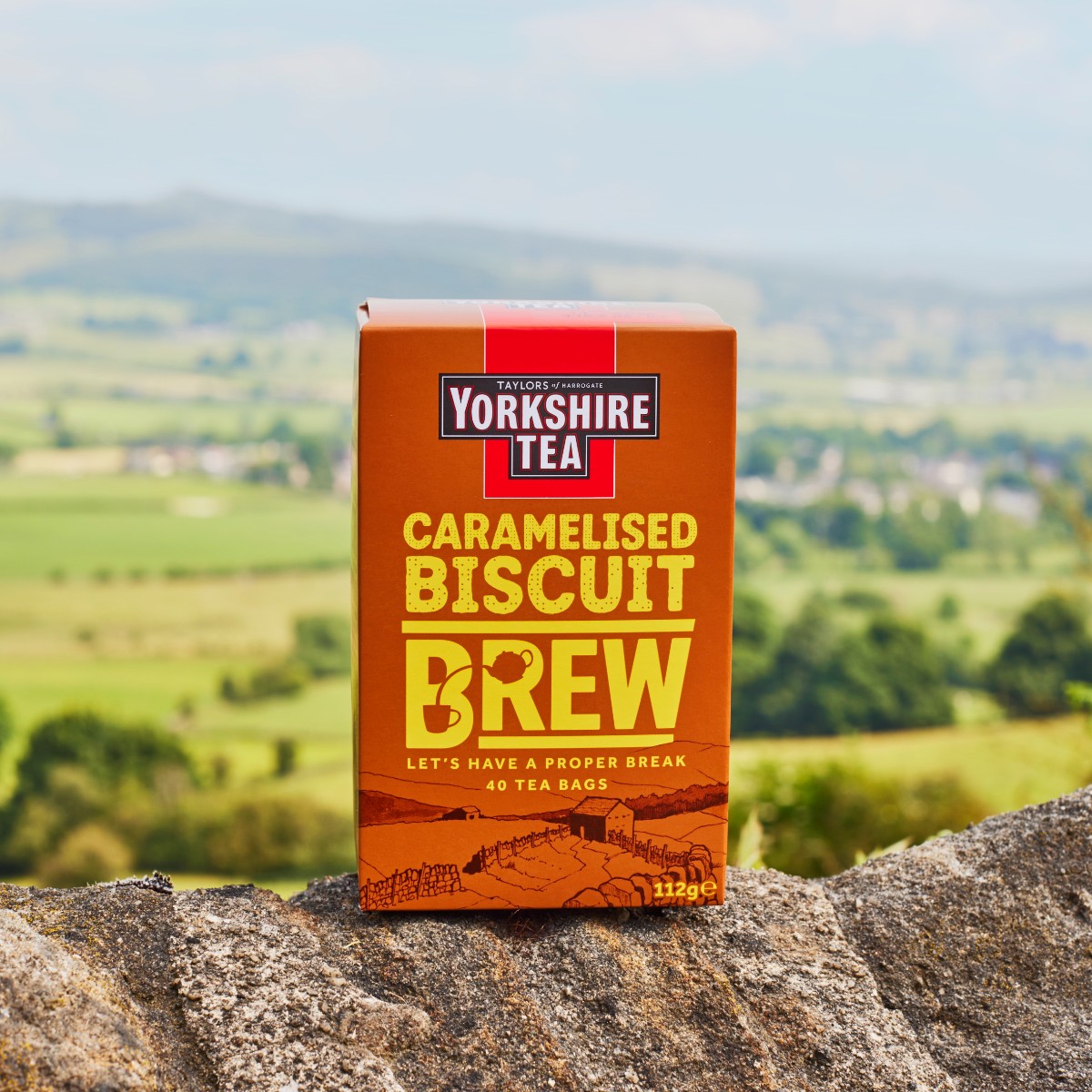 Yorkshire Tea Caramelised Biscuit Brew 40 Tea Bags 112g