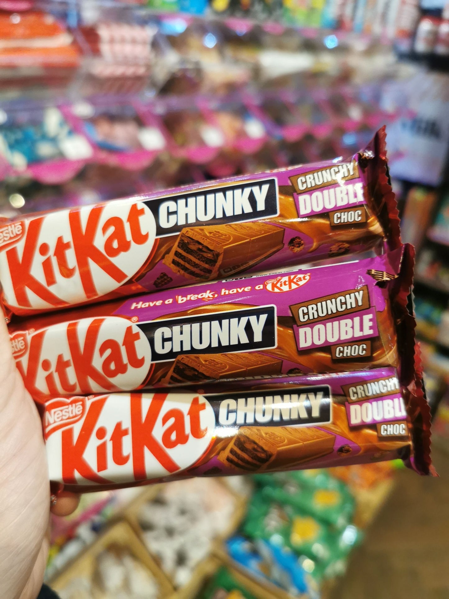 Nestle Kit Kat Chunky Double Chocolate Multipack 4 x 34g