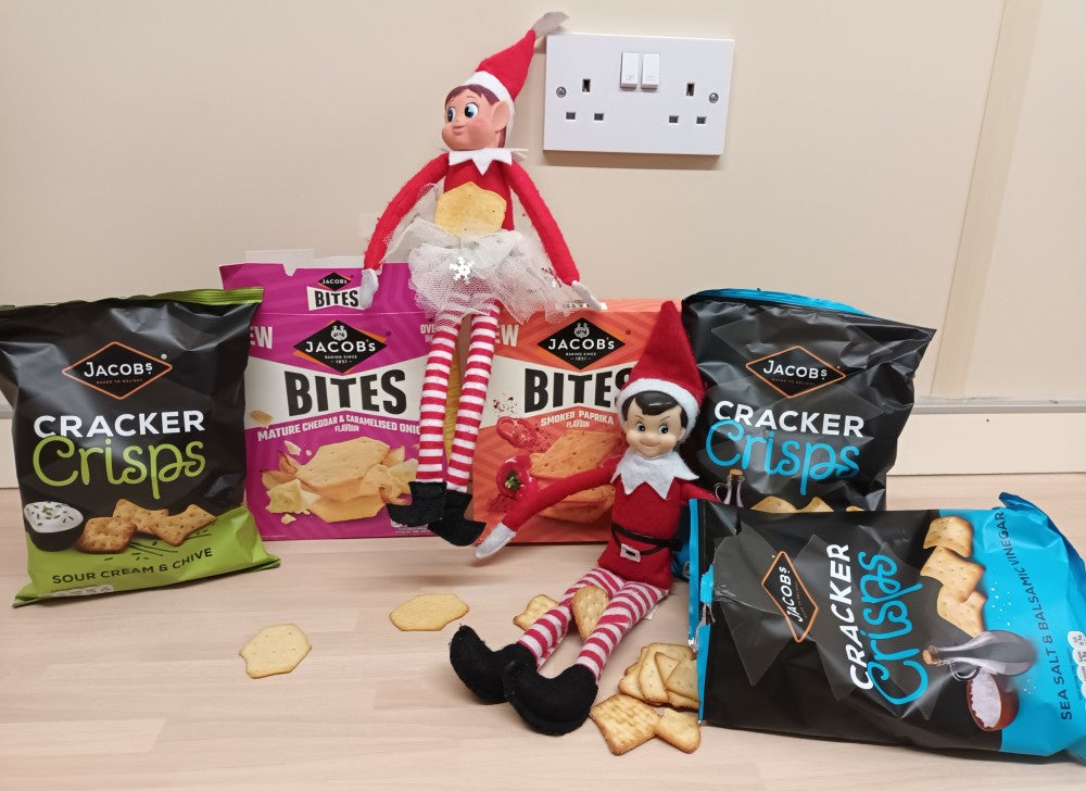 Jacobs Cracker Crisps Salt & Balsamic Sharing Bag Snacks 150g