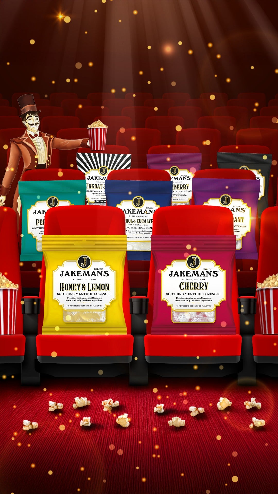 Jakemans Honey & Lemon Lozenges 73g