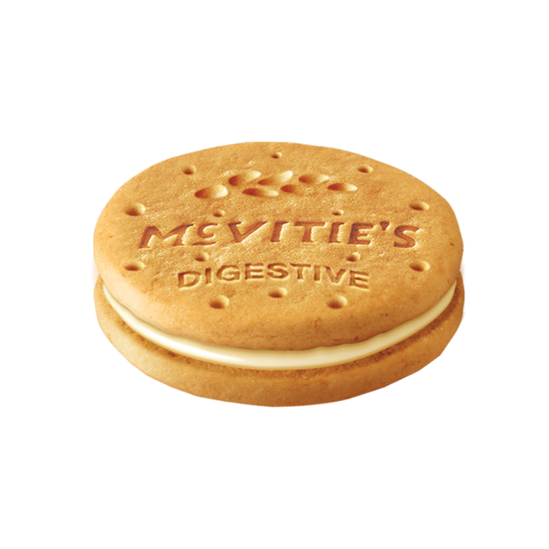Mcvitie's Vanilla Cream Digestives Biscuits 168g