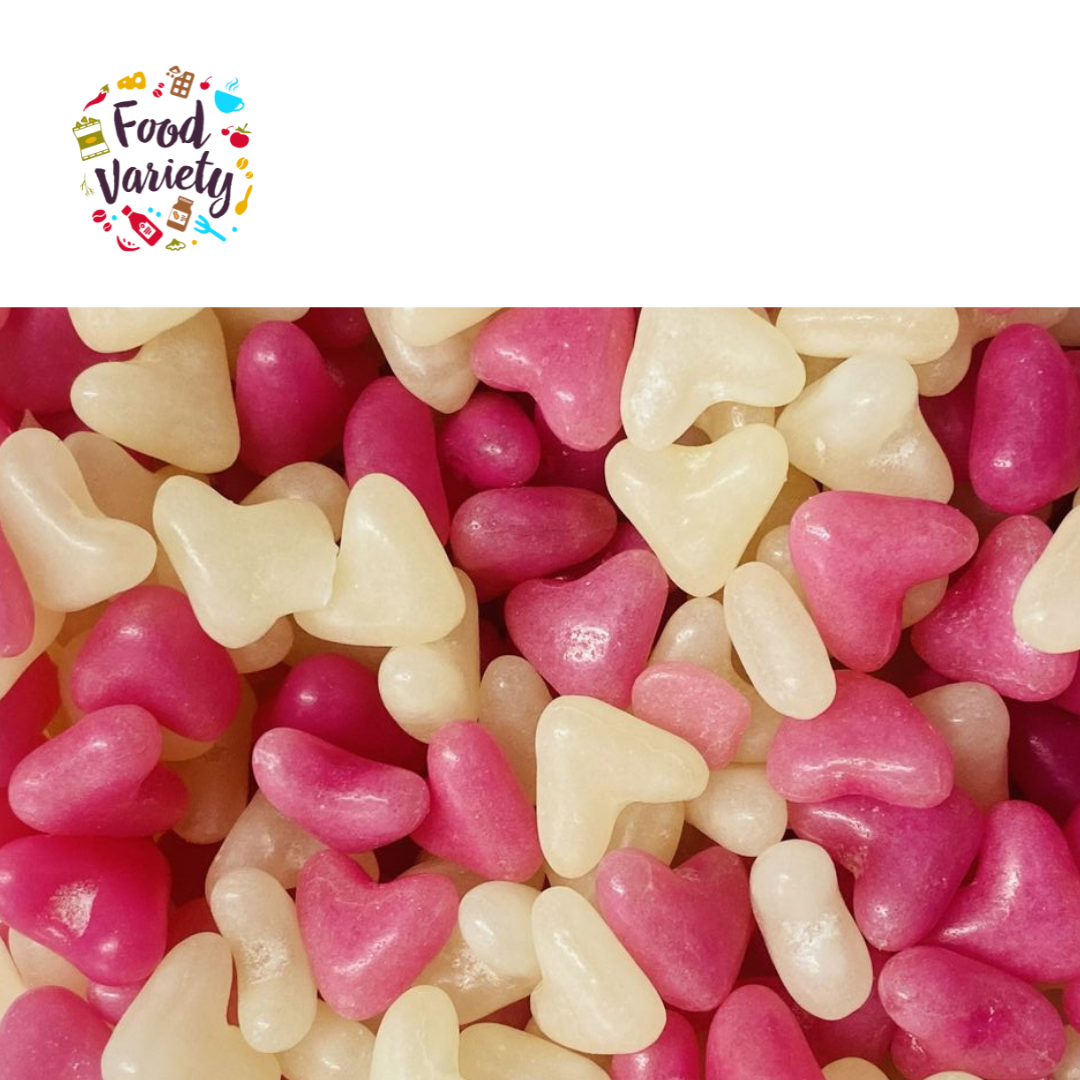 Food Variety Jelly Bean Love Hearts