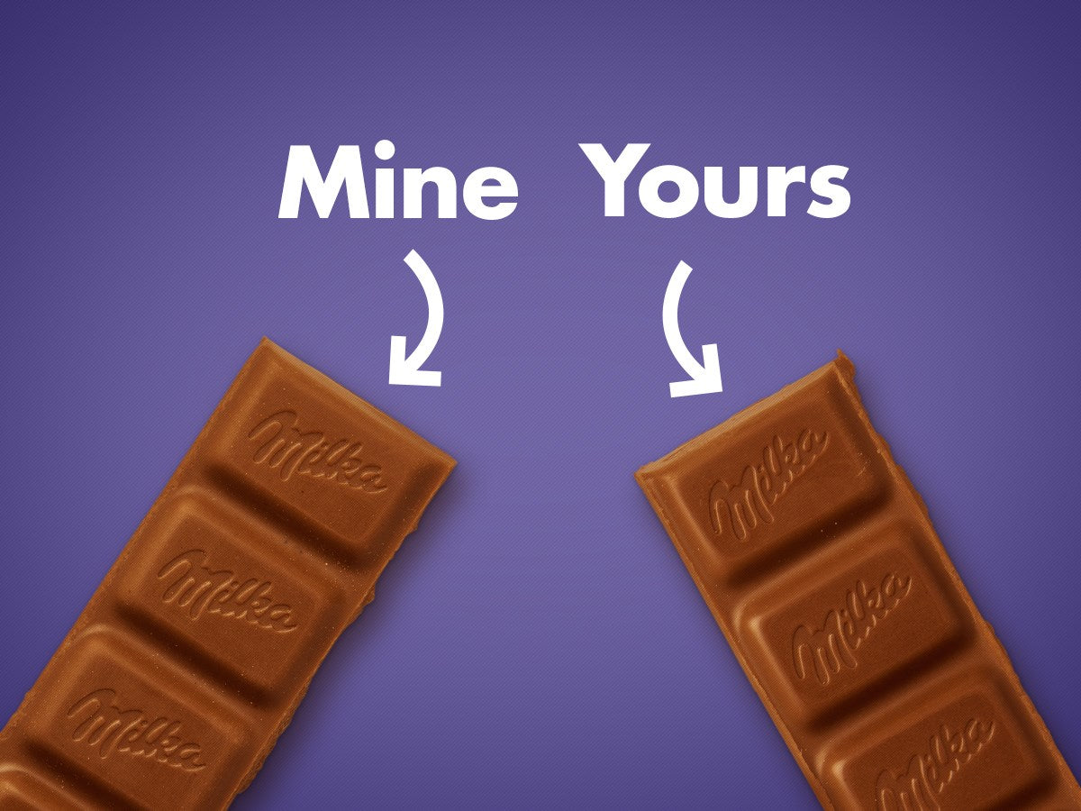 Milka Alpine Daim Milk Chocolate Bar 100g