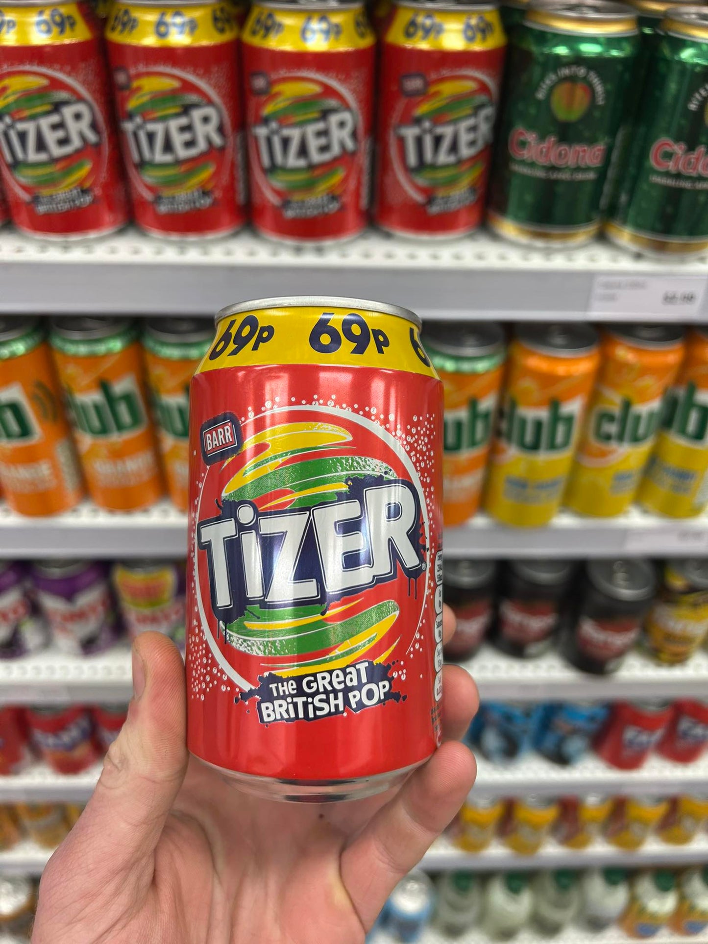 Tizer Sparkling Mixed Fruit Soft Drink 330ml