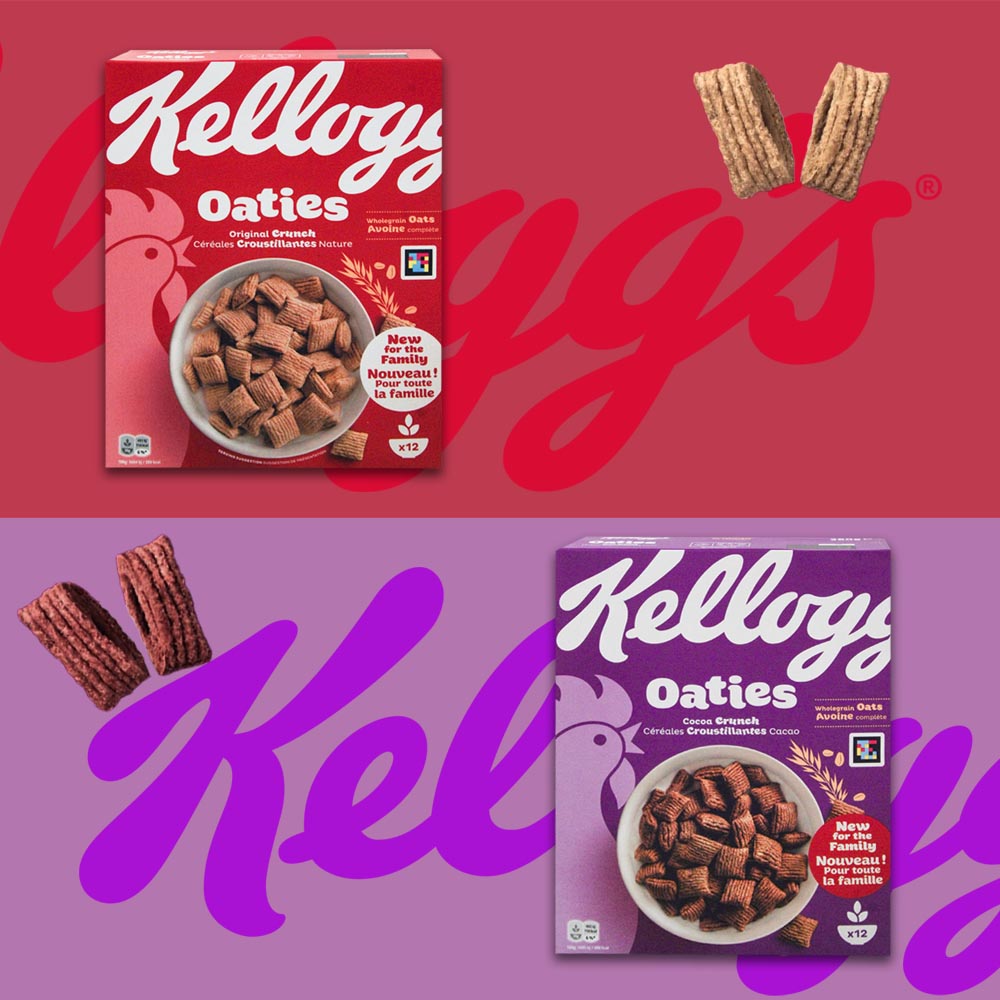 Kellogg's Oaties Original Crunch Breakfast Cereal 500g