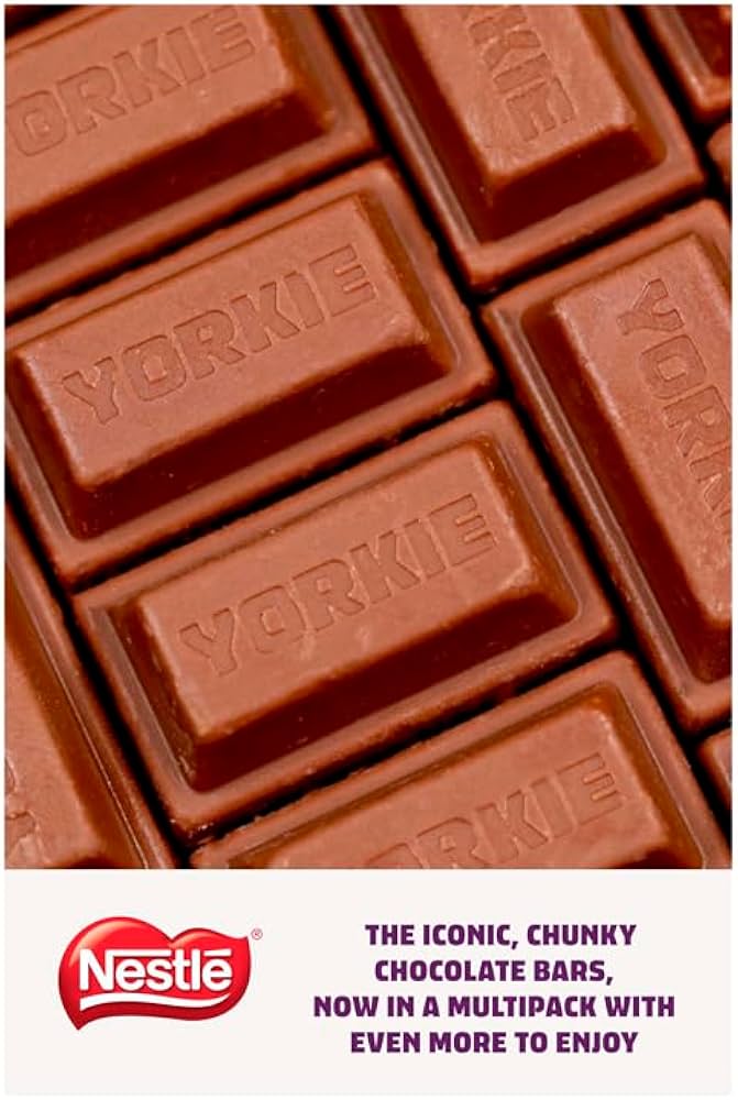 Yorkie Raisin & Biscuit Chocolate Bar Multipack 132g