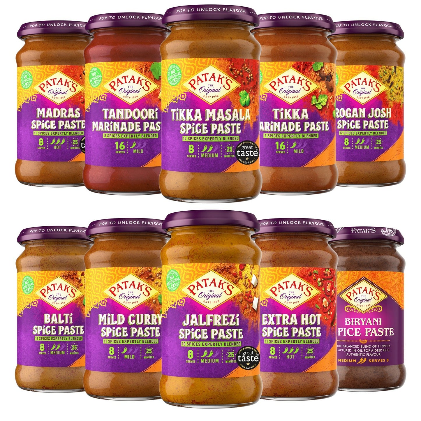 Pataks The Original Mild Curry Spice Paste 283g