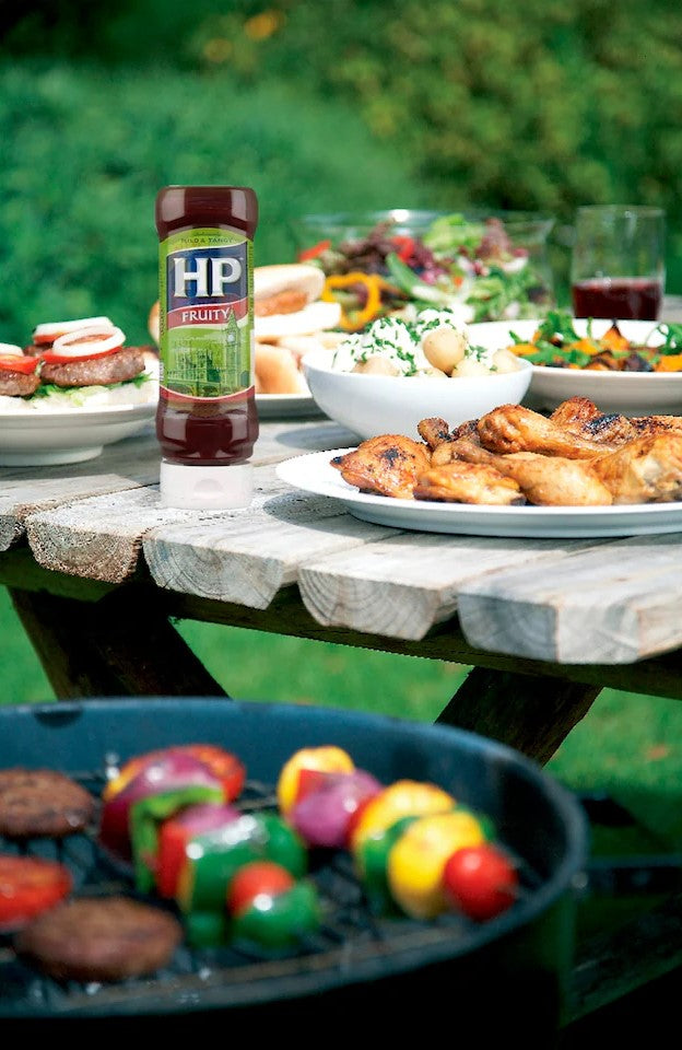 HP Fruity Sauce Top Down 470g