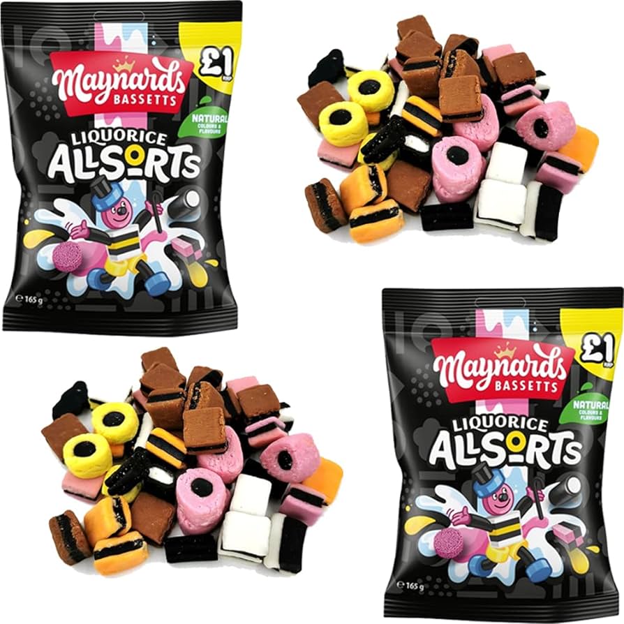 Bassetts Liquorice Allsorts Bag 165g