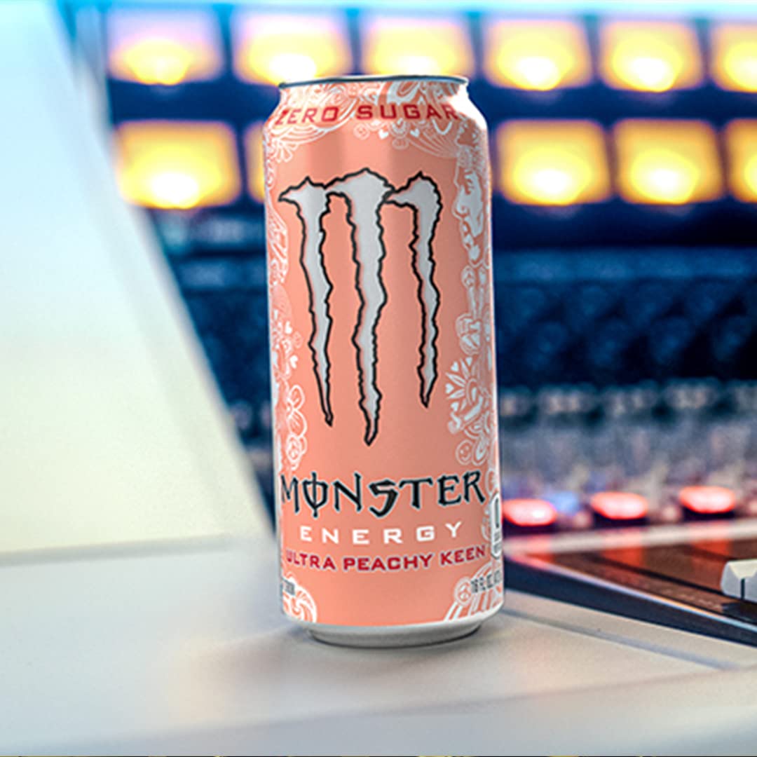 Monster Energy Drink Ultra Peachy Keen Zero Sugar 500ml