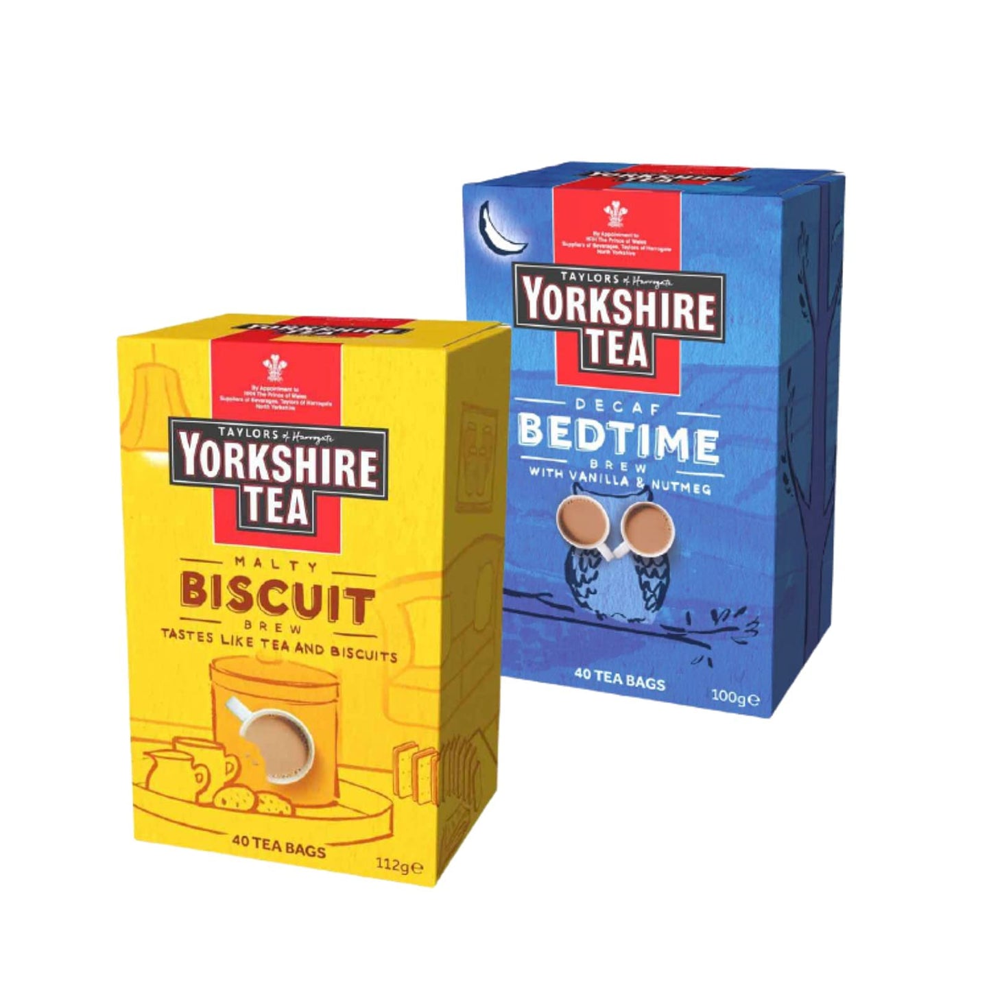Taylors of Harrogate Yorkshire Tea Biscuit Brew 40 Tea Bags 112g