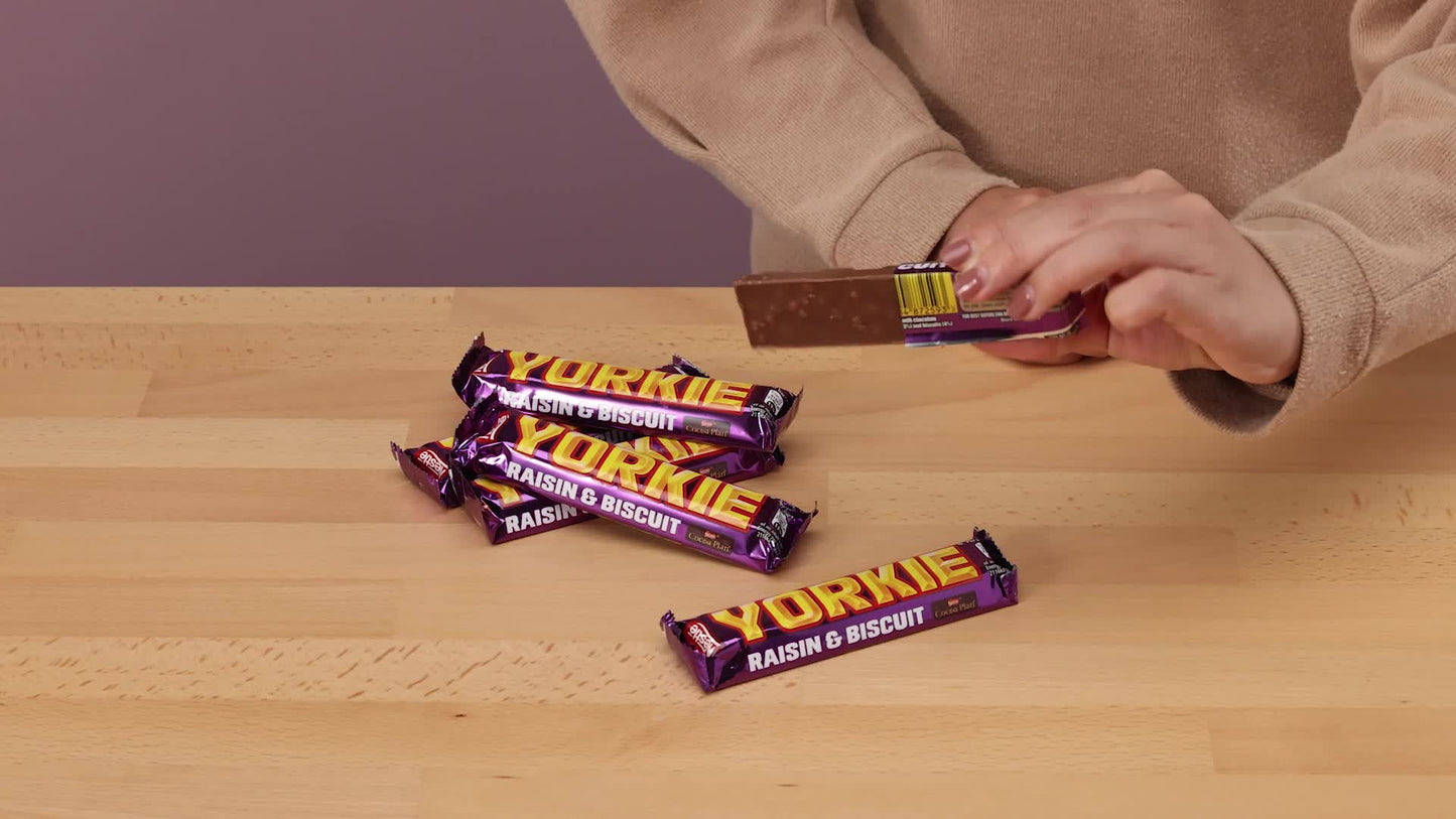 Yorkie Raisin & Biscuit Chocolate Bar Multipack 132g