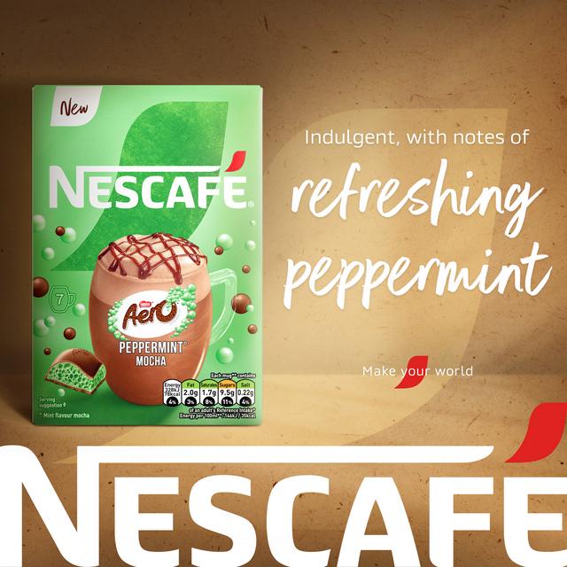 Nescafe Peppermint Aero Mocha Sachets 7x19g