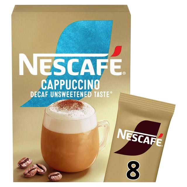 Nescafe Gold Cappuccino Decaf Unsweetened 8 x 15g