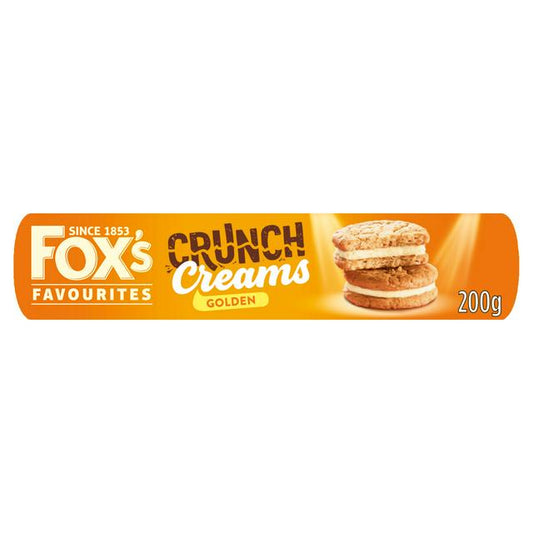 Fox's Favourites Crunch Creams Golden Oat Biscuits 200g