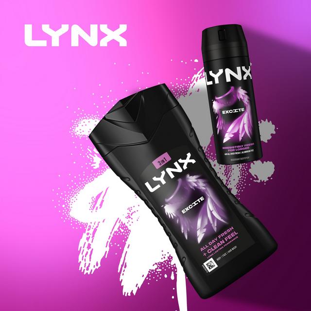 Lynx Shower Gel Refreshing Excite 225ml