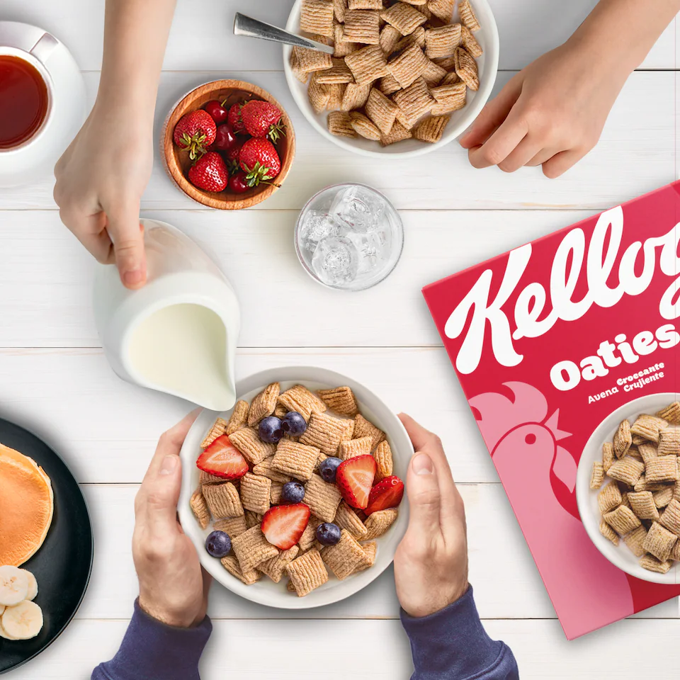 Kellogg's Oaties Original Crunch Breakfast Cereal 500g
