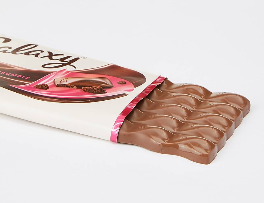 Galaxy Cookie Crumble & Milk Chocolate Block Bar 114g