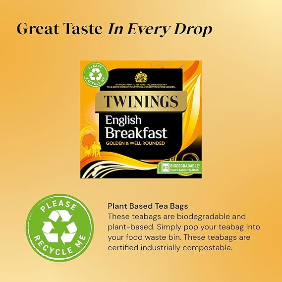 Twinings English Breakfast 40 Tea Bags 100g