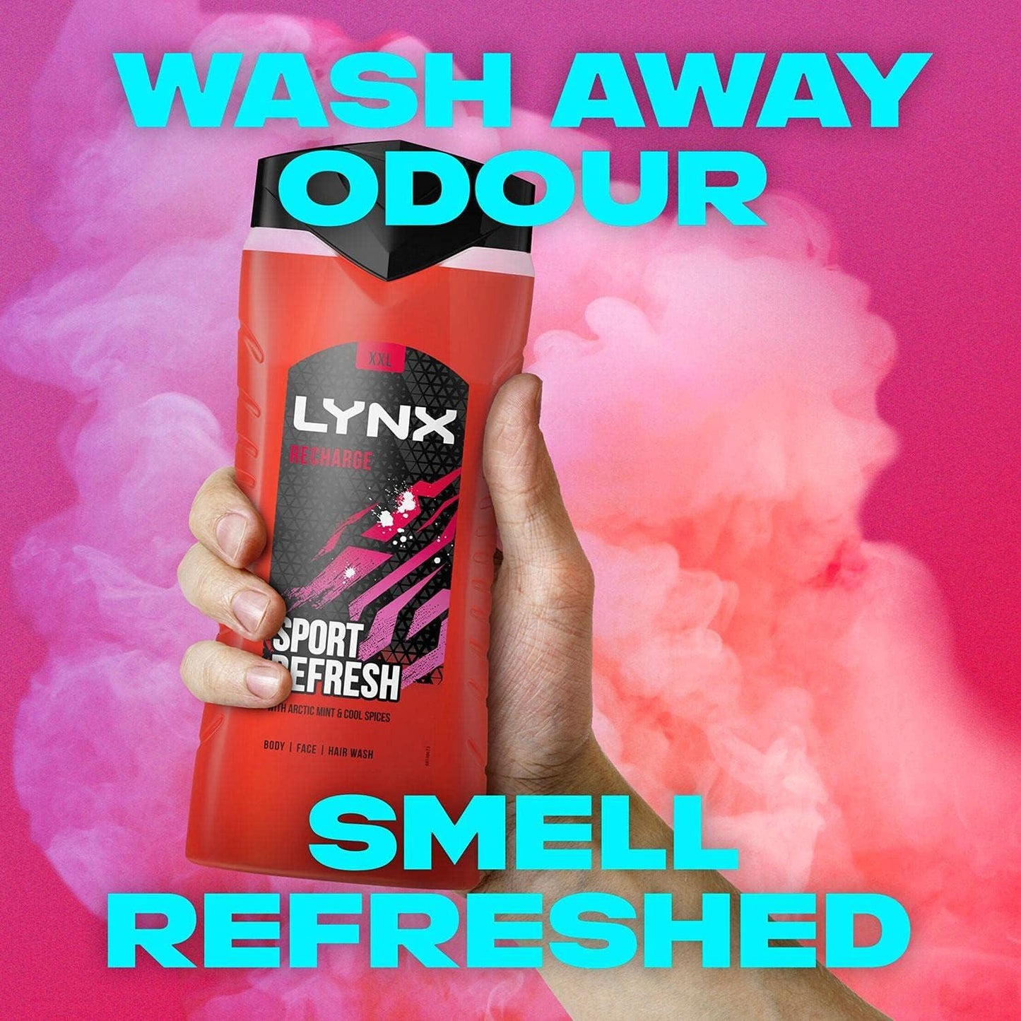 Lynx Shower Gel Recharge Sport Refresh 500ml
