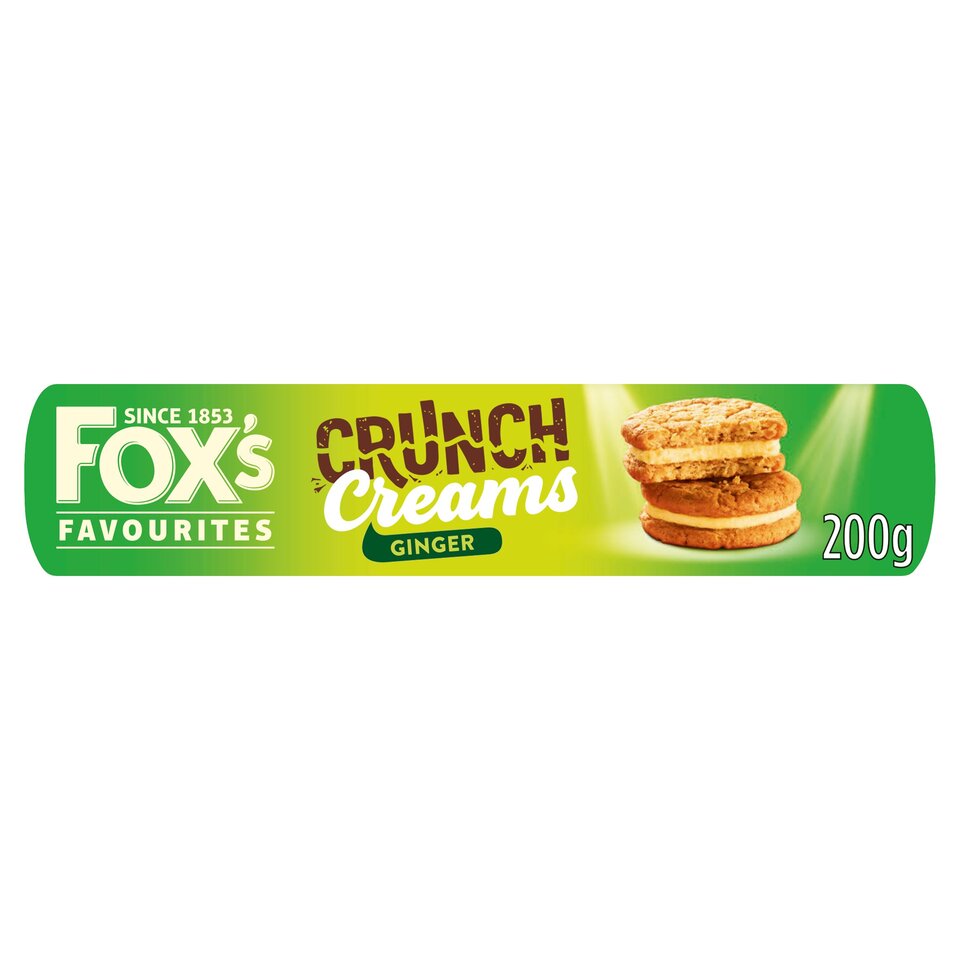 Fox's Ginger Crunch Creams Biscuits 200G