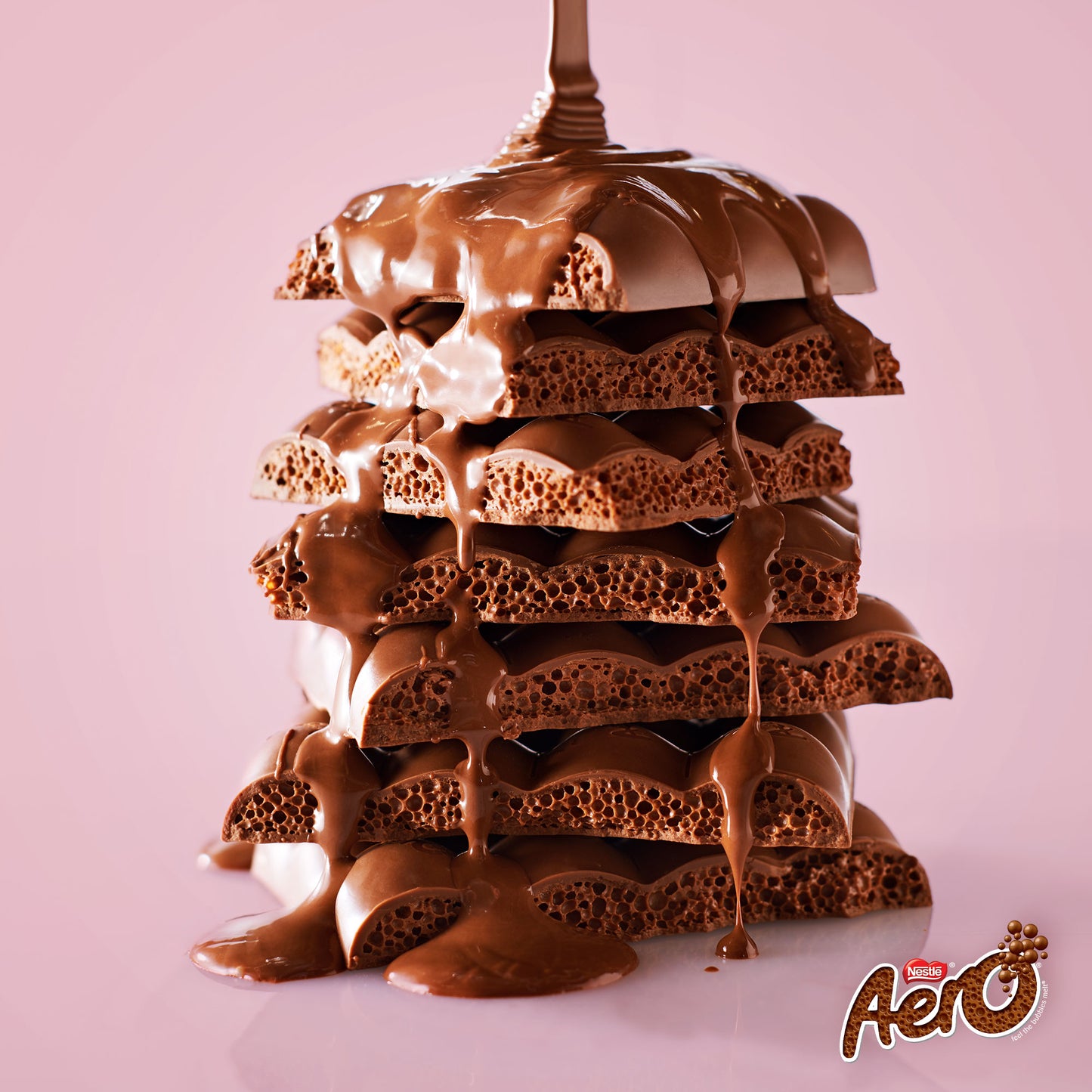 Nestle Aero Purely Chocolate Bubble Bar 90g