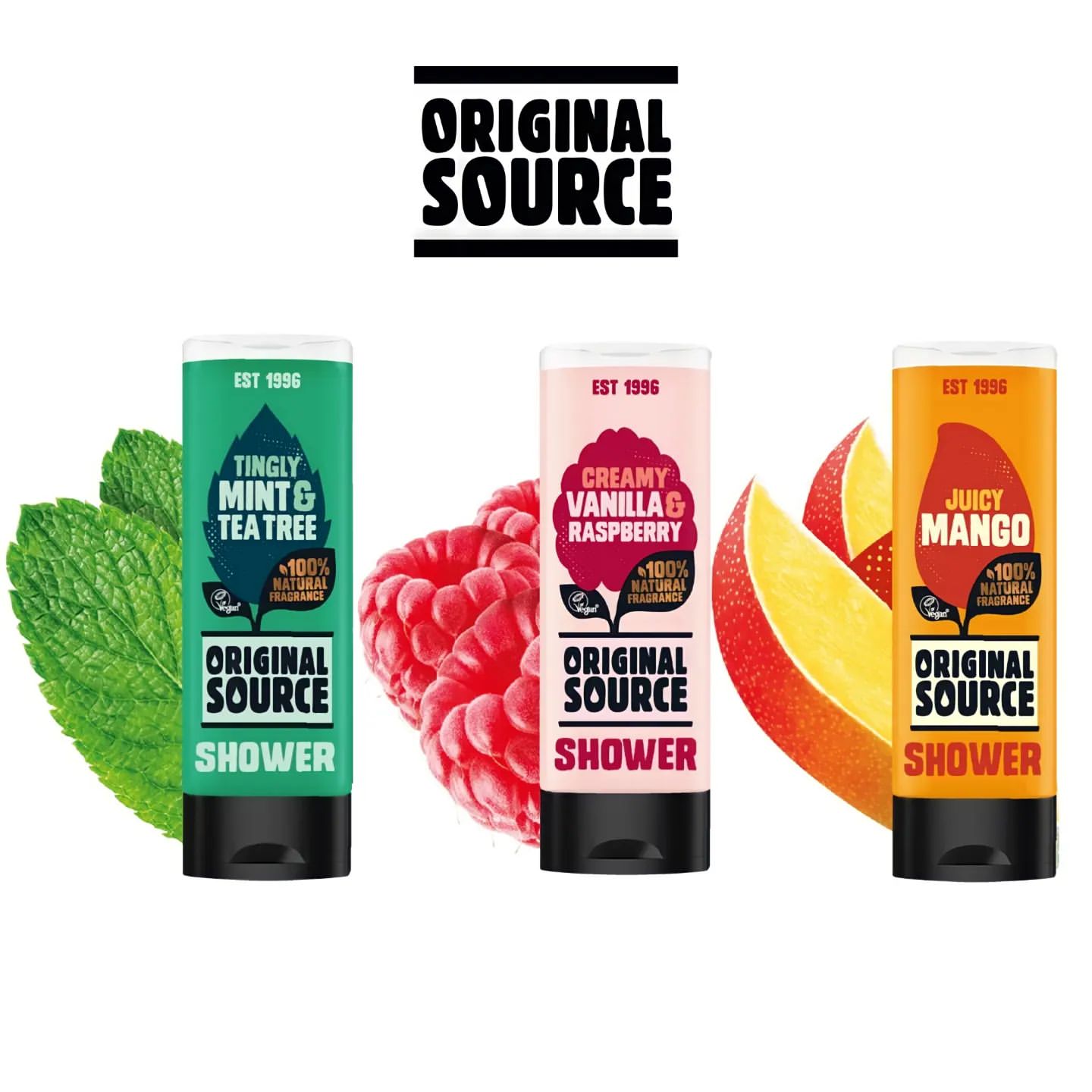 Original Source Vanilla Milk & Raspberry Shower Gel 250ml