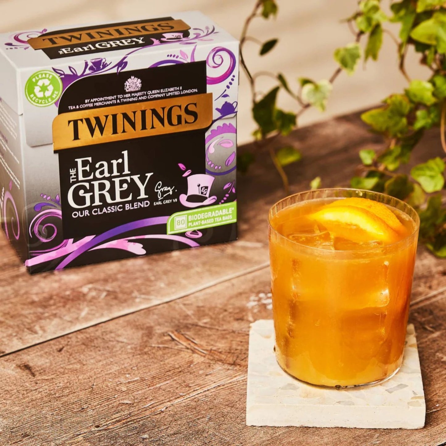 Twinings Earl Grey Decaffeinated 40 Tea Bags 100g