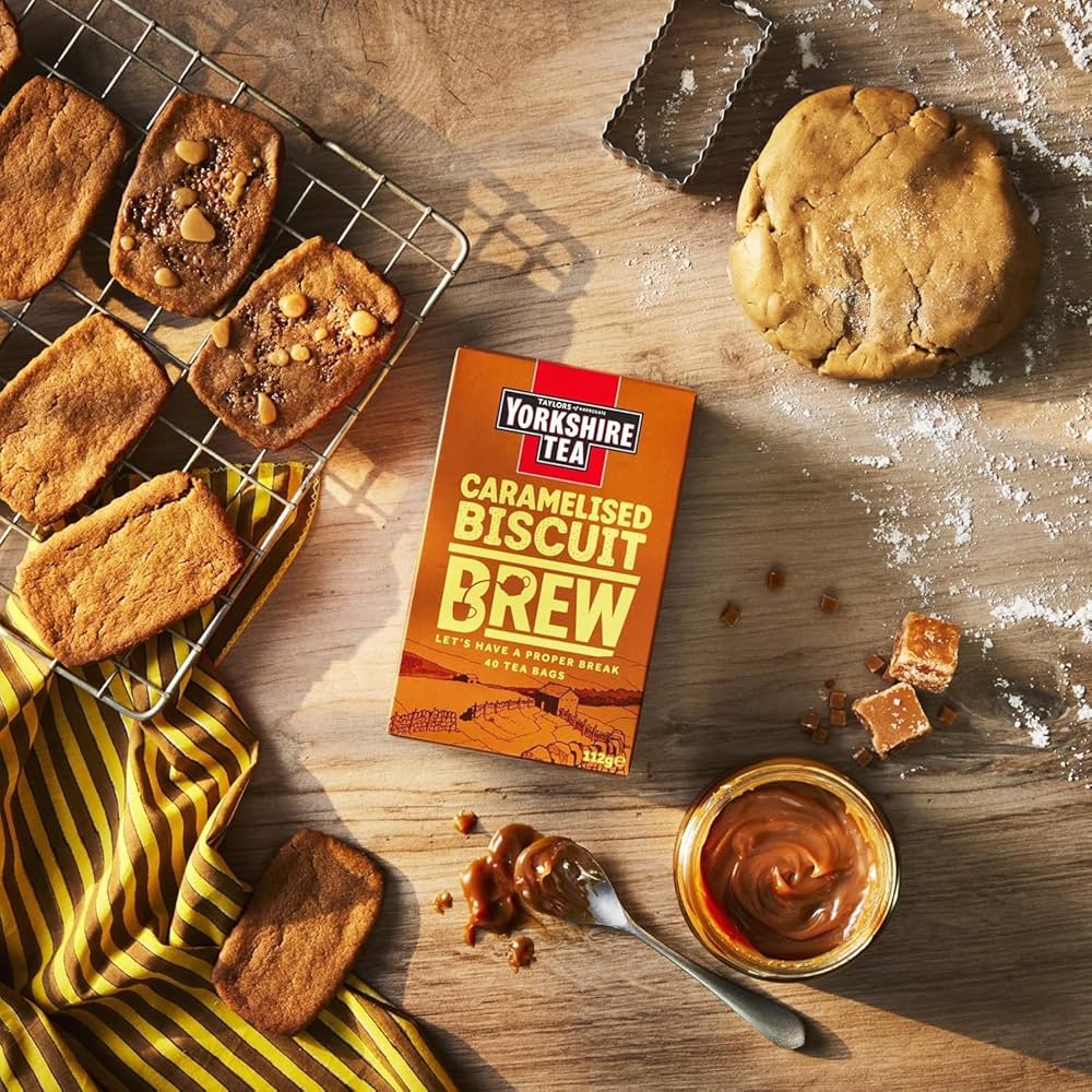 Yorkshire Tea Caramelised Biscuit Brew 40 Tea Bags 112g
